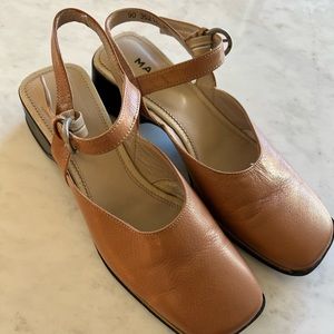 Marc by Marc Jacobs sz 38 tan leather comfort maryjanes